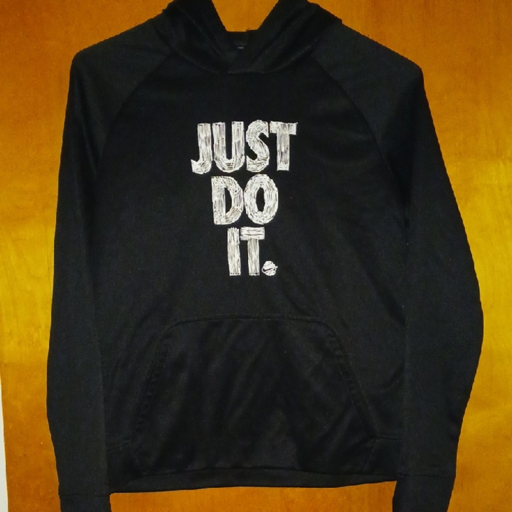Nike Black and White XL Hoodie